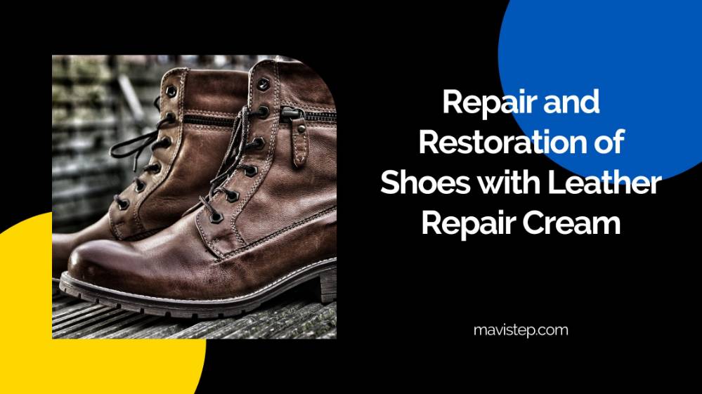 Repair and Restoration of Shoes with Leather Repair Cream